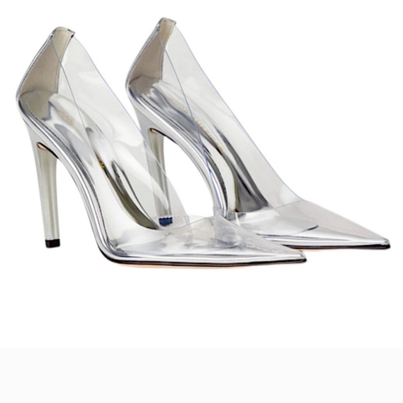 Good American clear Cinderella pointed toe pump - Picture 10 of 16